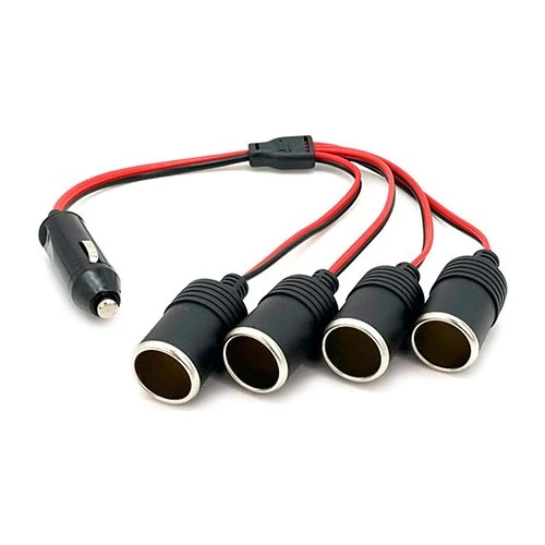 Araç Çakmaklık Çoklayıcı Splitter 1 Erkek 4 Dişi