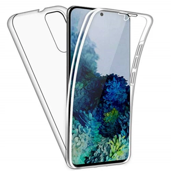 Smcase Samsung Galaxy Note 20 360 Ön Arka Silikon Kılıf