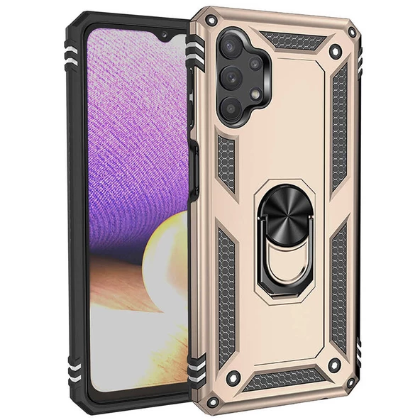 Smcase Samsung Galaxy A32 5g Kılıf Vega Yüzüklü Tank Kapak