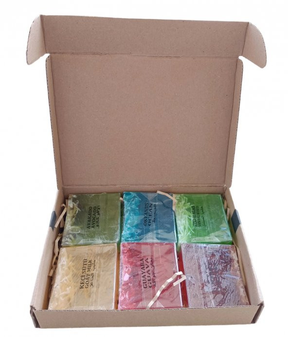 Sabuncu Baba Doğal Sabun Desenli Set 6 LI iss14