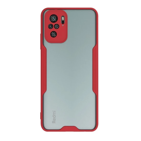 Smcase Xiaomi Redmi Note 10s Kılıf Kamera Korumalı Parfe Silikon