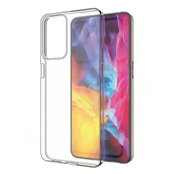 Smcase Oppo Reno 7 4G Kılıf Tpu Lüks Silikon  Ekran Koruyucu