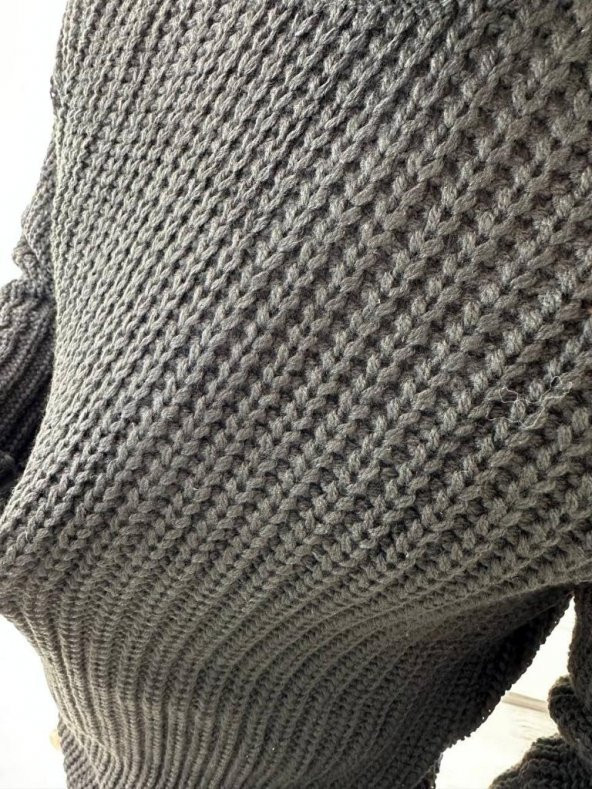 Kazak Tüylenmez Triko Boğazlı Erkek Kazak Balıkçı Yaka Kazak - 2