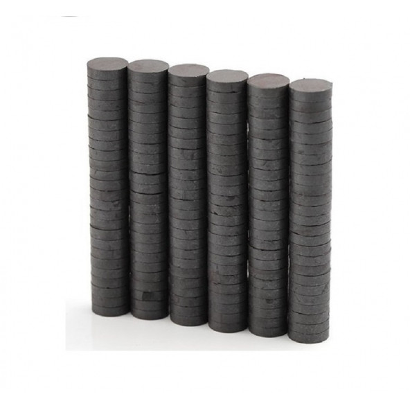 M1 ART 100 adet Magnet Mıknatıs 12 mm X 3 mm