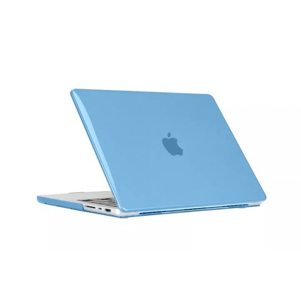 Apple Macbook Pro 14inç M3/M4/Max A3112 A3185 A3401 A2918 A1992 Kılıf Kristal Ön Arka Şeffaf Kapak - 4