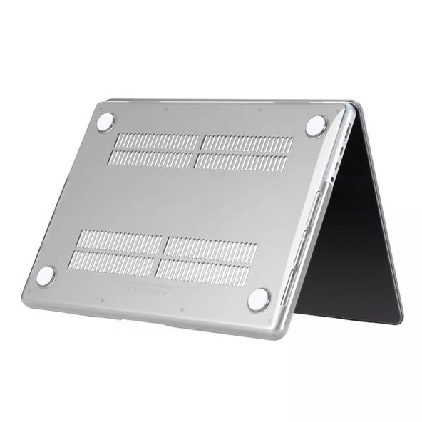 Apple Macbook Pro 14inç M3/M4/Max A3112 A3185 A3401 A2918 A1992 Kılıf Kristal Ön Arka Şeffaf Kapak - 9