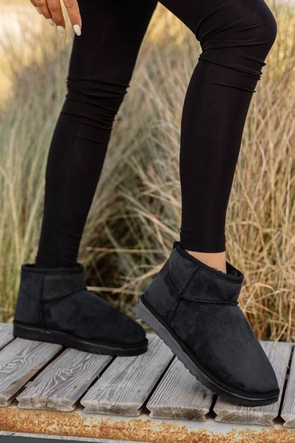 Casso İçi Kürklü Bağsız Kolay Giyim Kadın Bootie - 2