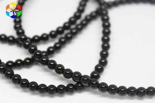 Onix (Oniks) Taşı Parlak Dizi 4mm - Resim 2