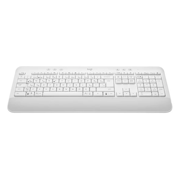 Logitech K650 Signature Bluetooth Klavye Beyaz - Resim 2