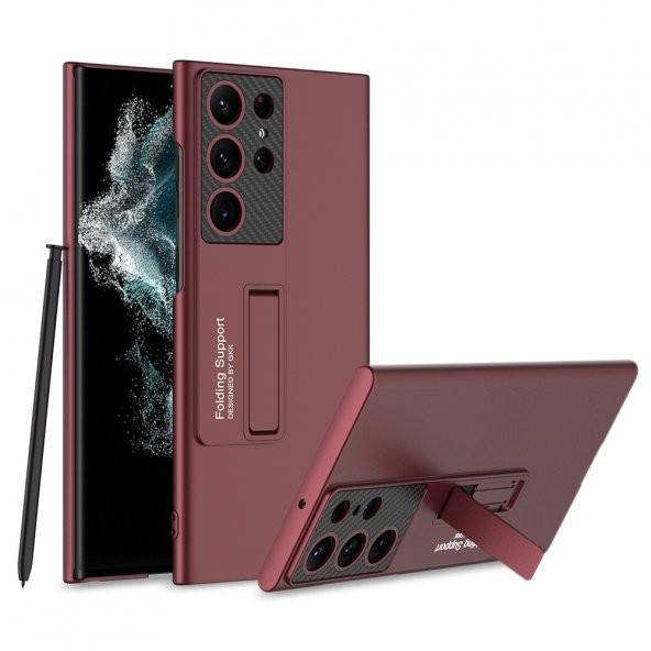 Samsung Galaxy S23 Ultra Kılıf Zore Standlı Ays Kapak ürün görseli 1