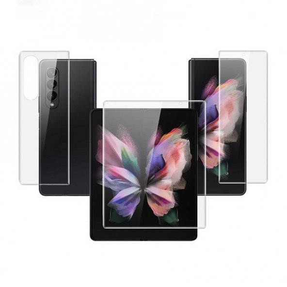 Galaxy Z Fold 4 Zore Narr Tpu Ön Arka Body Ekran Koruyucu - 7