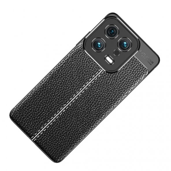 Xiaomi Mi 13 Kılıf Zore Deri Görünümlü Niss Ultra Koruma Silikon Kapak - 8