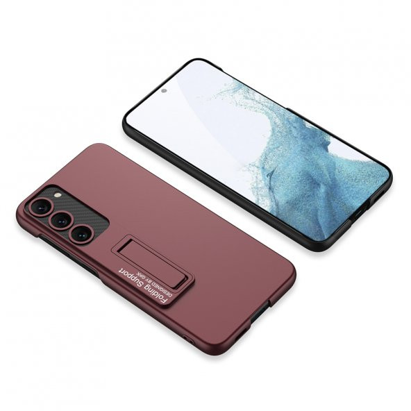 Samsung Galaxy S23 Plus Kılıf Zore Standlı Ays Kapak - 8