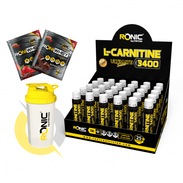 L-Carnitine 3400 Ultimate 30 Adet Yağ Yakıcı (Böğürtlen Aromalı)