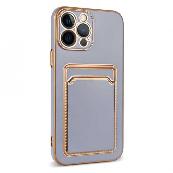 Apple iPhone 13 Pro Max Kılıf Zore Bark Kartlıklı Kapak - 5