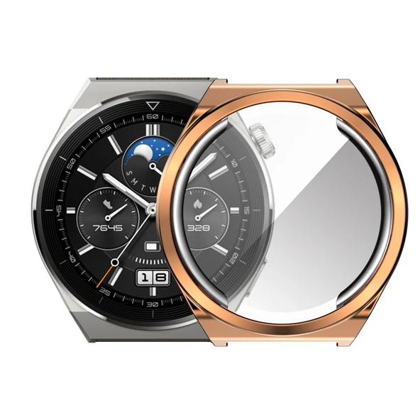Smcase Huawei Watch GT 3 Pro Tam Kapatan Gard Ekran Koruyucu - 11