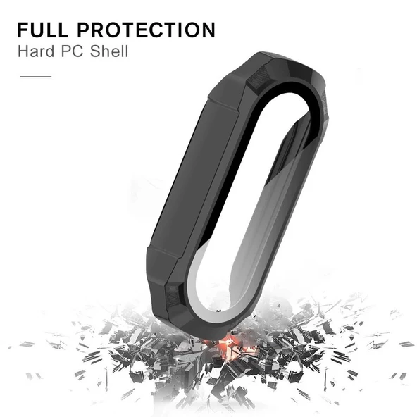 Smcase Xiaomi Mi Band 7 Tam Kapatan Darbe Korumalı Gard Ekran Koruyucu - 11