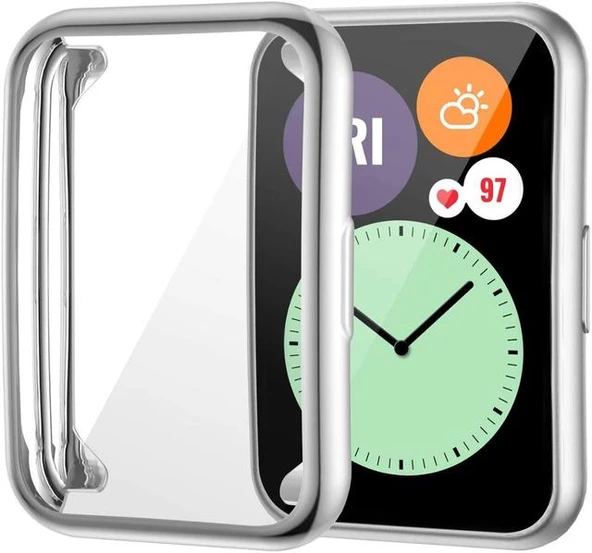 Smcase Huawei Watch Fit 2 Tam Kapatan Gard Ekran Koruyucu - 5