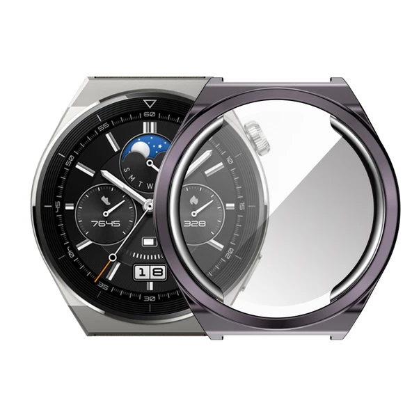 Smcase Huawei Watch GT 3 Pro Tam Kapatan Gard Ekran Koruyucu - 3