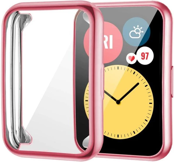Smcase Huawei Watch Fit 2 Tam Kapatan Gard Ekran Koruyucu - 4