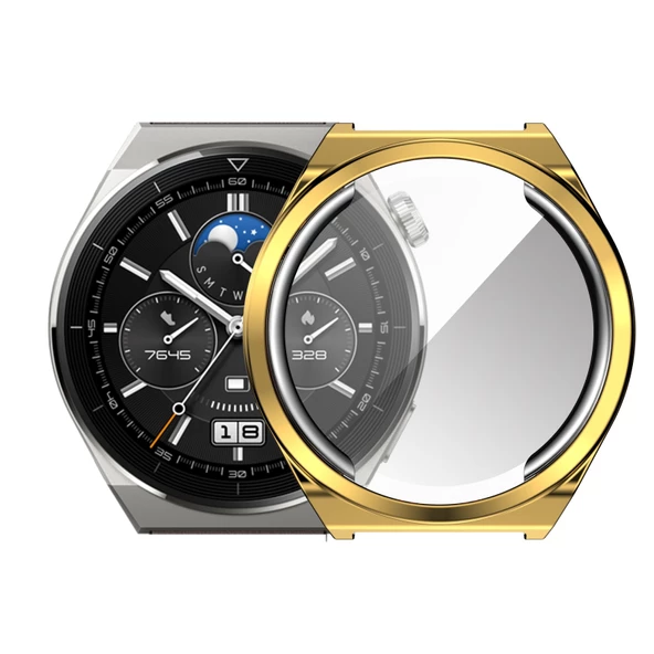 Smcase Huawei Watch GT 3 Pro Tam Kapatan Gard Ekran Koruyucu - 7
