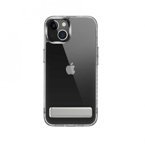Smcase iPhone 14 Plus Kılıf Hibrid Lstand Kapak Silikon