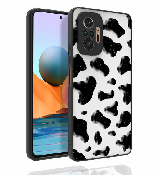 Smcase Xiaomi Redmi Note 10 Pro Kılıf Kamera Korumalı Desenli Nora Silikon