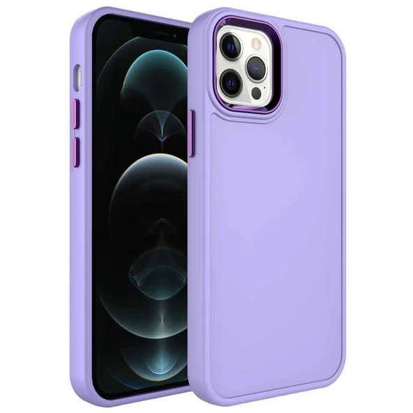 Smcase iPhone 13 Pro Max Kılıf Shield Pc Botox Sert Kapak