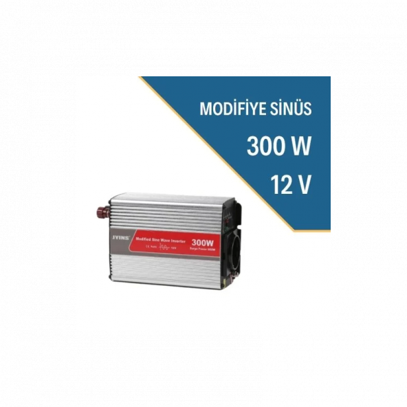 JYINS 300 Watt 12 Volt İnverter (2 Yıl Garantili)