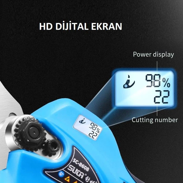 Suca SC 8608 Akülü Budama Makası 38 mm 4 Ahx2 - 4