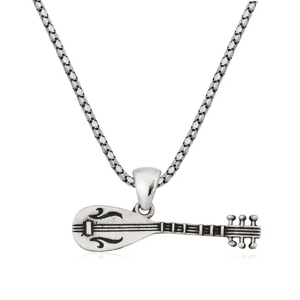 Gümüş Saz Erkek Kolye SL2933 ürün görseli
