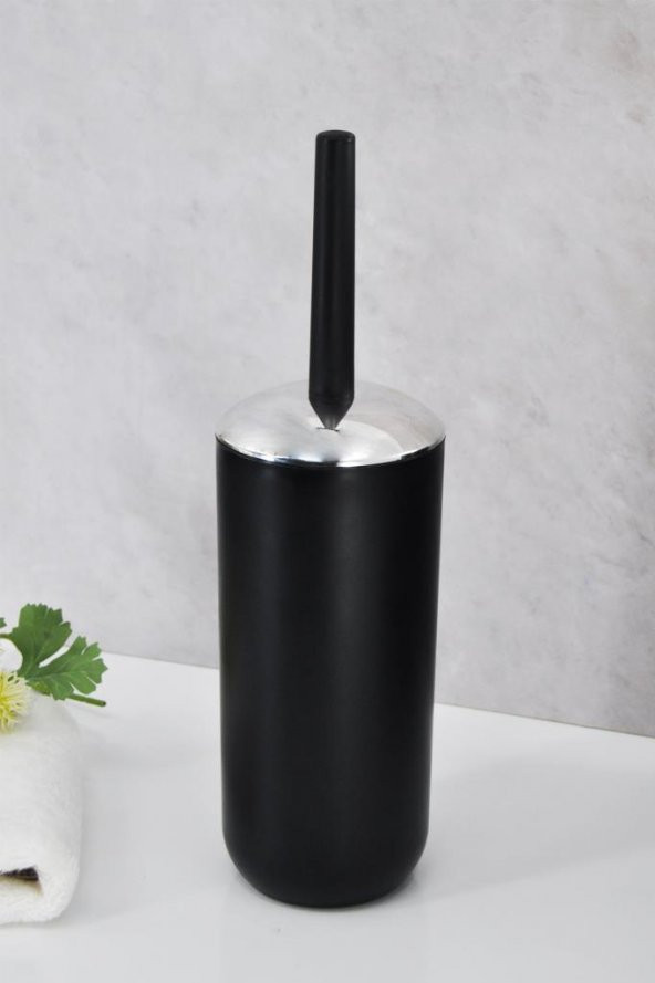 Banyo Aksesuar Seti, Çöp Kovası Seti Siyah - 3