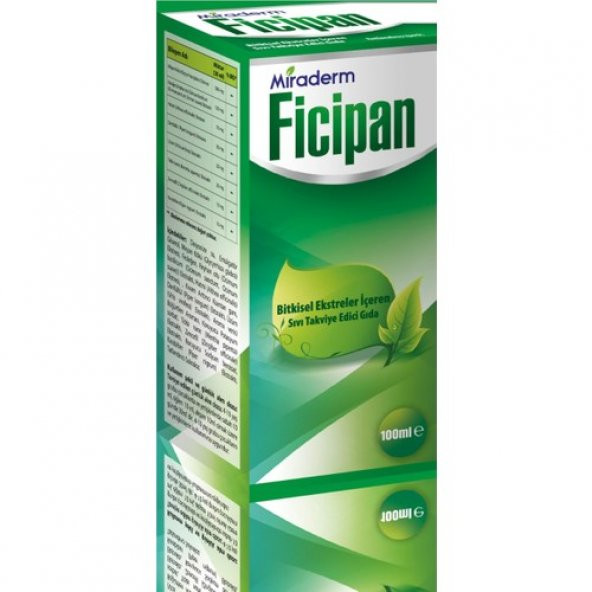 Miraderm Ficipan Sıvı Taviye Edici Gıda - 1