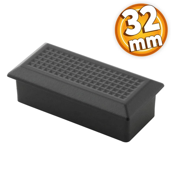 Monte Düğme Çekmece Dolap Dolabı Kapak Kulpu Kulbu Plastik Mat Siyah Kulpları 32 Mm Mobilya Mutfak