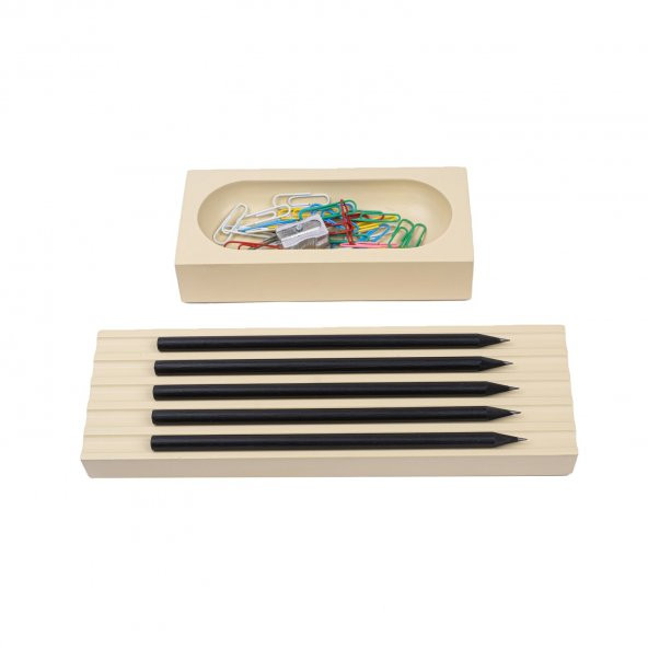 Kayigo Krem Woody  İkili Set - 1