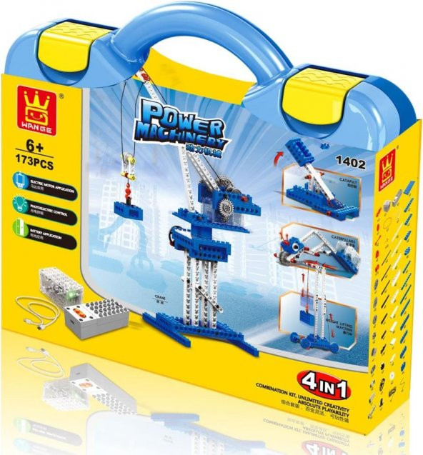 Galtoys Wange Power Machınery 4 in 1 (173 Parça) GAL-1402