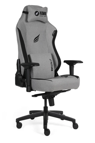 Hawk Gaming Chair Future Kumaş Oyuncu Koltuğu (Gray) - 2