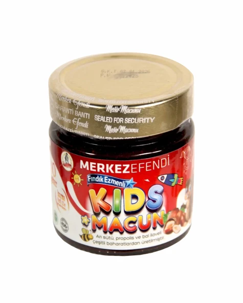 Kids Çocuklar Için Özel - Arı Sütü, Pekmez, Bal Katkılı Fındık Ezmeli Macun - 4