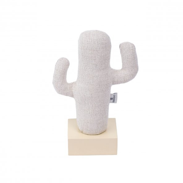 Kayigo  Woody Krem Üçlü Ofis  Seti - Bej Cactus - 4