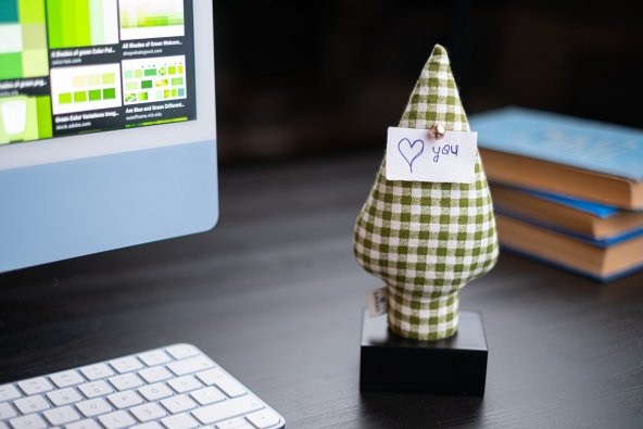 Kayigo Siyah Woody Yeşil Pöti Kareli Ladin Üçlü Set - Resim 5