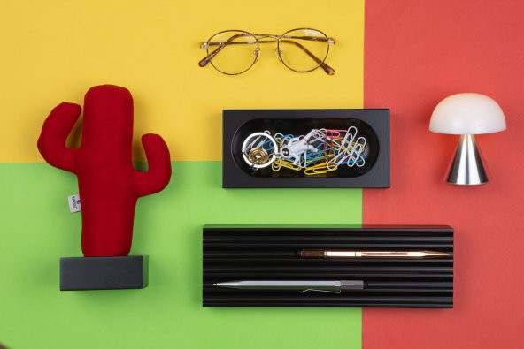 Kayigo Siyah Woody Kırmızı Cactus Üçlü Set - Resim 2