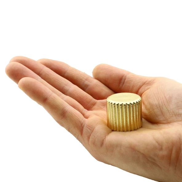 Petra Düğme Dolap Dolabı Çekmece Kulpu Kulbu Plastik Gold Altın Tek Vidalı Kulpları Mobilya Mutfak - 4
