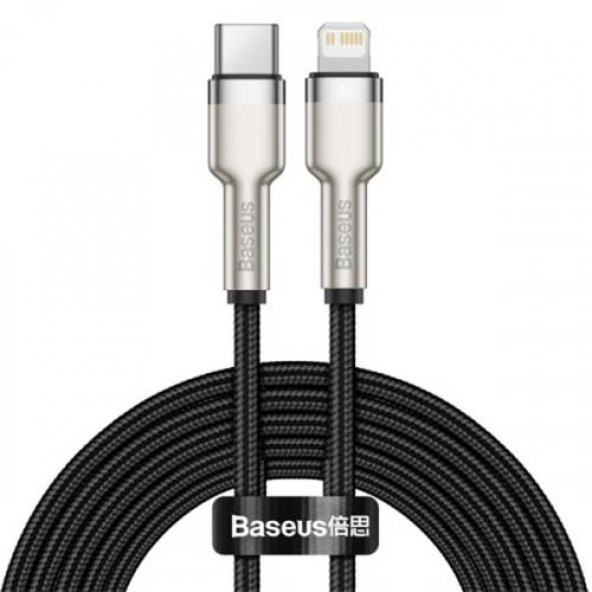 Baseus 20W 25Cm Ultra Hızlı Type-C to Lightning Şarj ve Data Kablosu, Kopmaz, Kırılmaz Halat Kablo