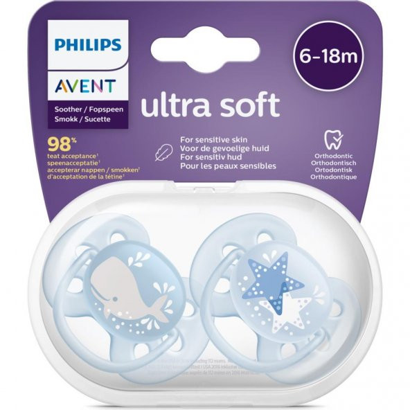 Philips Avent Ultra Soft Emzik 6-18m