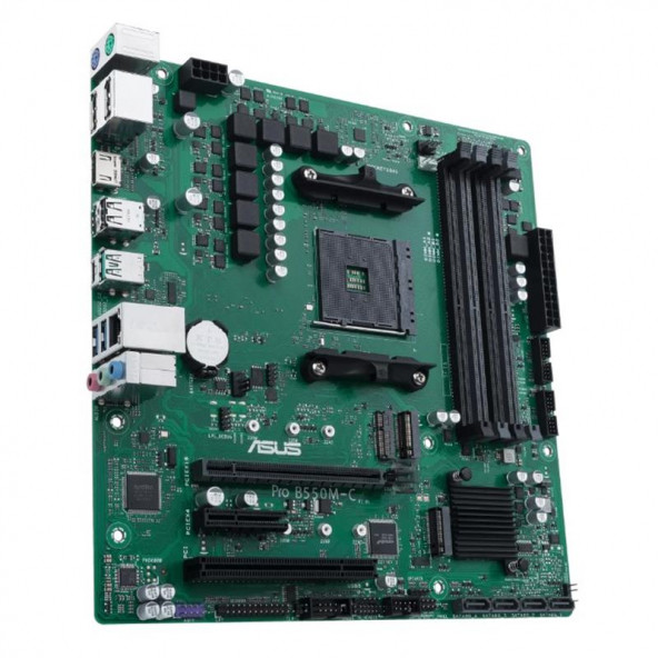 ASUS PRO B550M-C/CSM DDR4 4600MHZ 1XVGA 1XHDMI 1XDVI 2XM.2 USB 3.2 MATX AM4