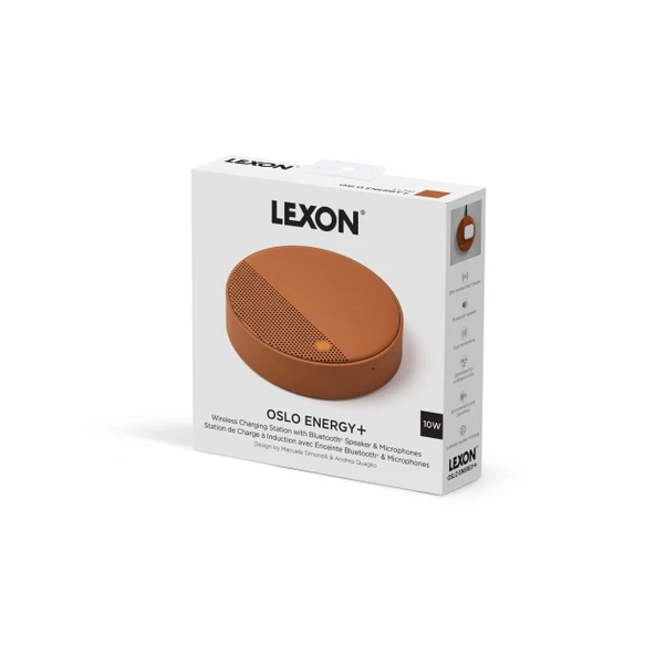 Lexon Oslo Energy + Kablosuz Şarj Cihazı ve Bluetooth Hoparlör Siyah - 10