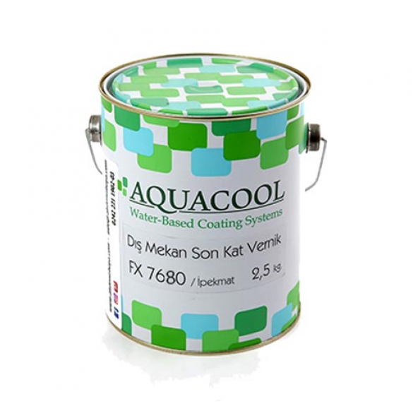 Aquacool Su Bazlı Dış Mekan Parlak Vernik FX7680 2.5 Kg - 1