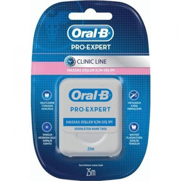Oral-B Pro-Expert Clinic Line Diş İpi 25m