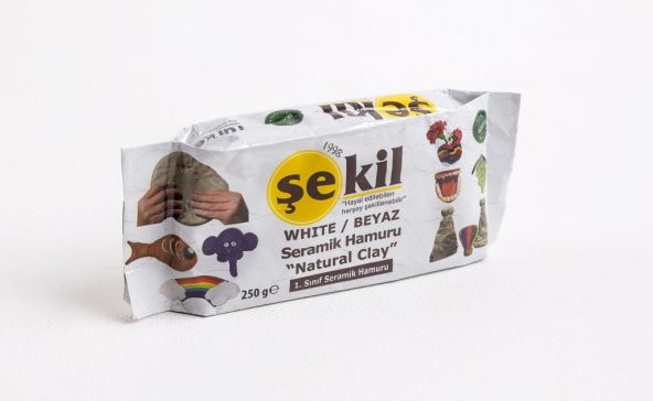 Şekil Seramik Hamuru 250 GR Beyaz VK250BYZ