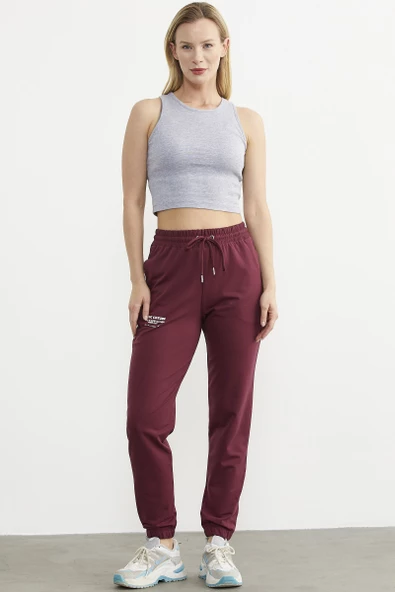 Jogger Eşofman Altı - Bordo